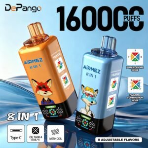 Airmez 160K Puffs 8 Flavors Disposable Vape
