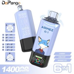 Airmez Fox 6in1 140K Puffs Disposable Vape